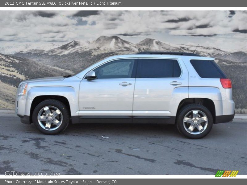 Quicksilver Metallic / Light Titanium 2012 GMC Terrain SLE AWD
