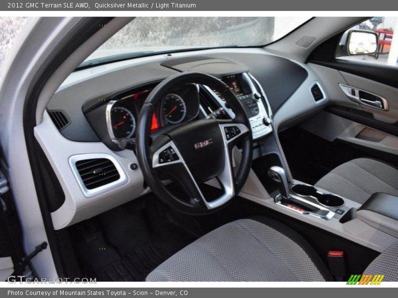 Quicksilver Metallic / Light Titanium 2012 GMC Terrain SLE AWD