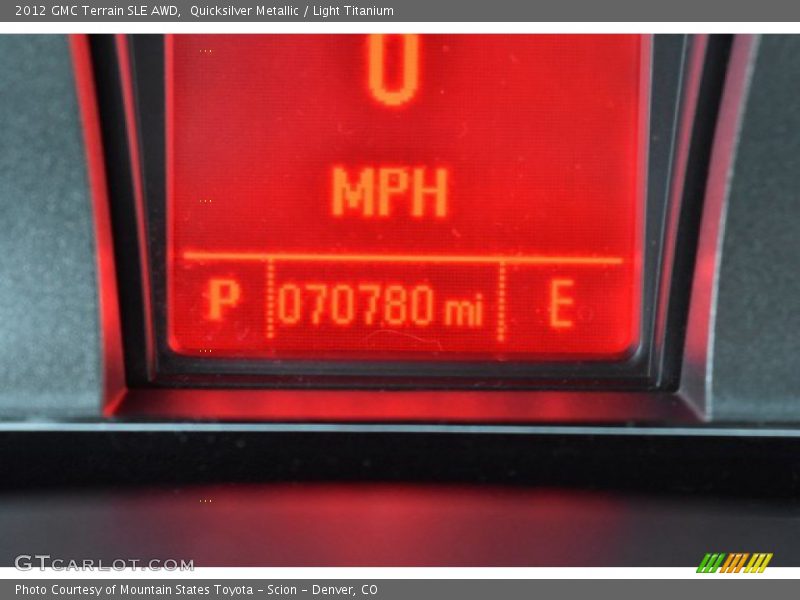 Quicksilver Metallic / Light Titanium 2012 GMC Terrain SLE AWD