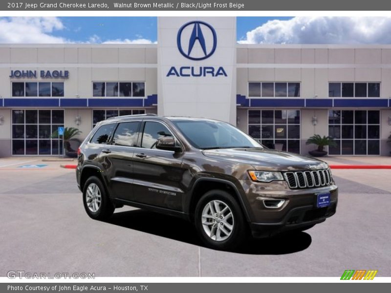 Walnut Brown Metallic / Black/Light Frost Beige 2017 Jeep Grand Cherokee Laredo