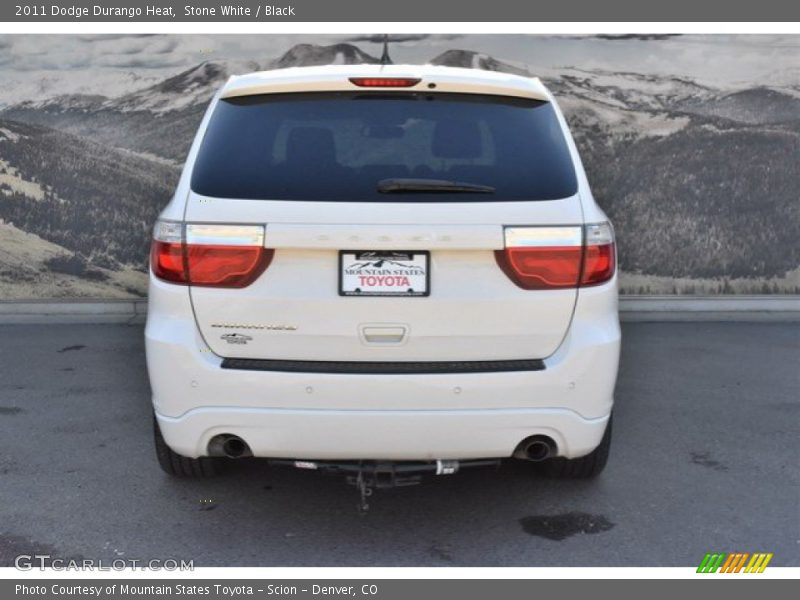 Stone White / Black 2011 Dodge Durango Heat