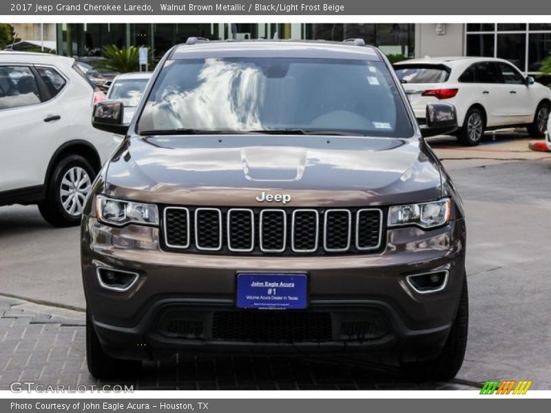 Walnut Brown Metallic / Black/Light Frost Beige 2017 Jeep Grand Cherokee Laredo
