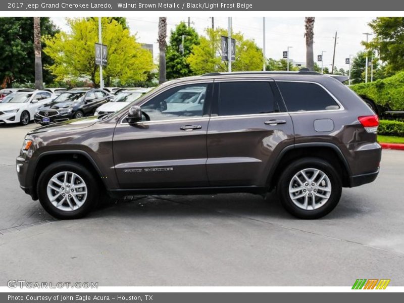 Walnut Brown Metallic / Black/Light Frost Beige 2017 Jeep Grand Cherokee Laredo