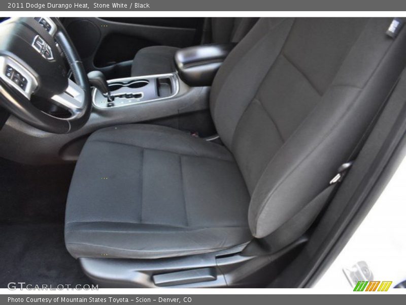 Stone White / Black 2011 Dodge Durango Heat