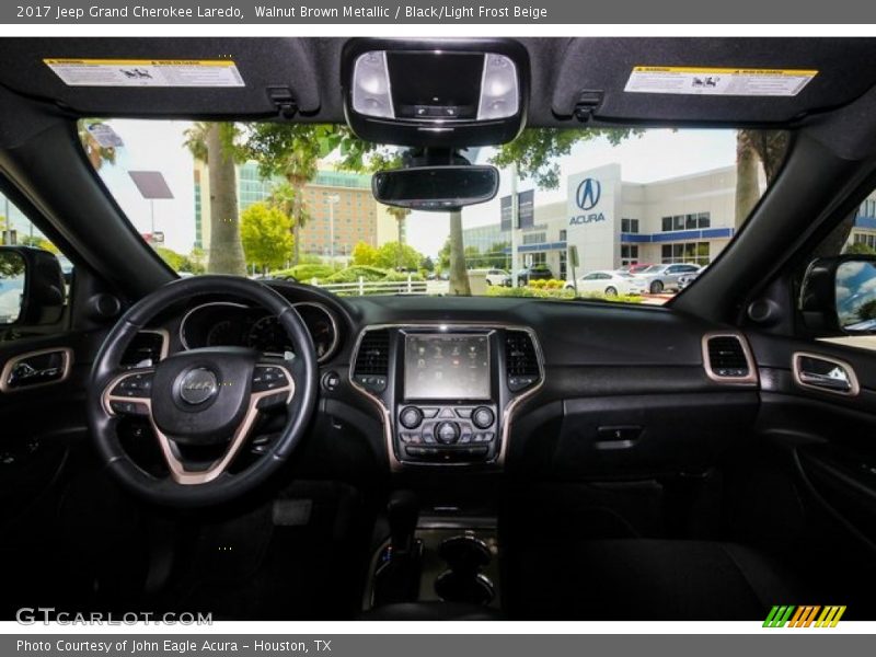 Walnut Brown Metallic / Black/Light Frost Beige 2017 Jeep Grand Cherokee Laredo