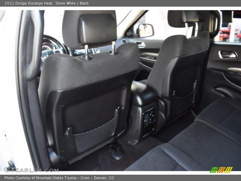 Stone White / Black 2011 Dodge Durango Heat