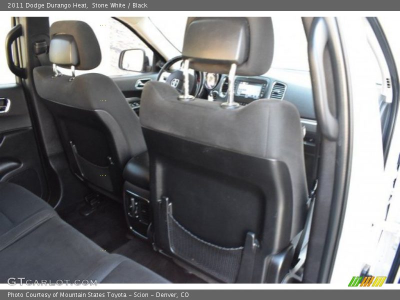 Stone White / Black 2011 Dodge Durango Heat
