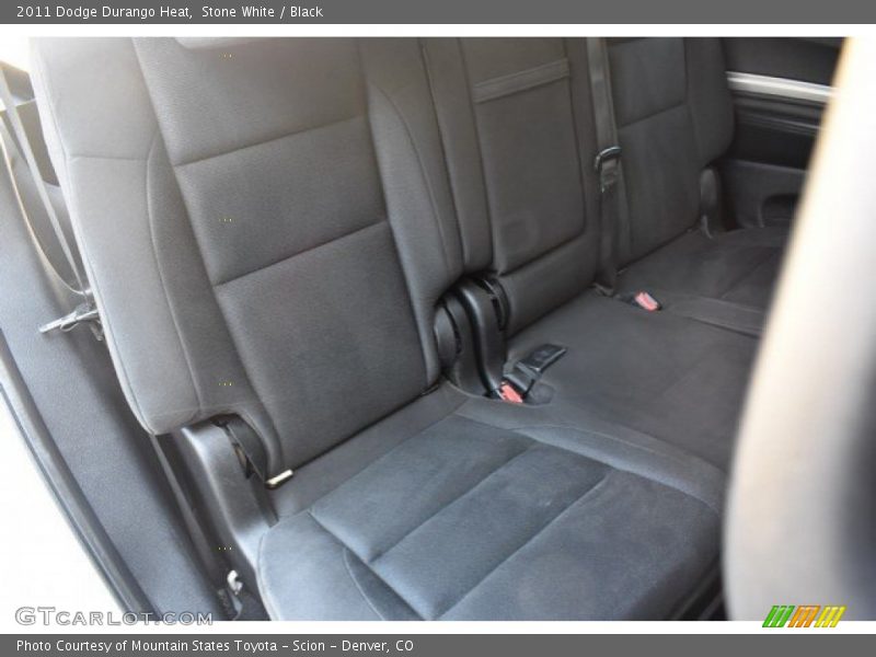 Stone White / Black 2011 Dodge Durango Heat
