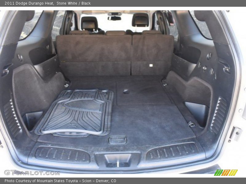 Stone White / Black 2011 Dodge Durango Heat