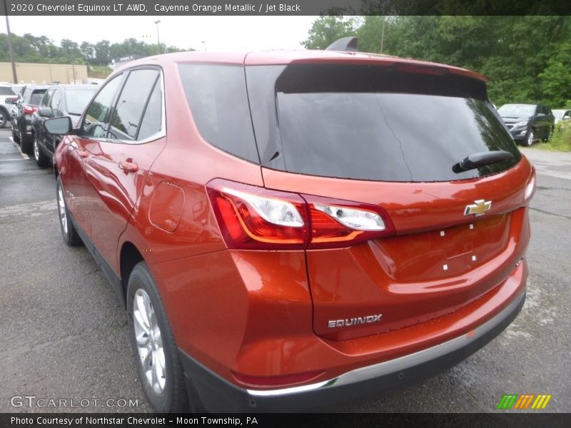 Cayenne Orange Metallic / Jet Black 2020 Chevrolet Equinox LT AWD