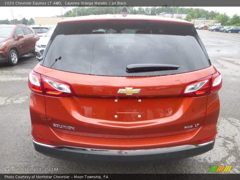 Cayenne Orange Metallic / Jet Black 2020 Chevrolet Equinox LT AWD