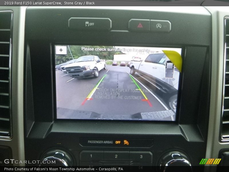 Stone Gray / Black 2019 Ford F150 Lariat SuperCrew