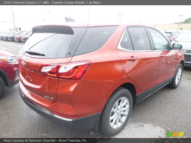 Cayenne Orange Metallic / Jet Black 2020 Chevrolet Equinox LT AWD