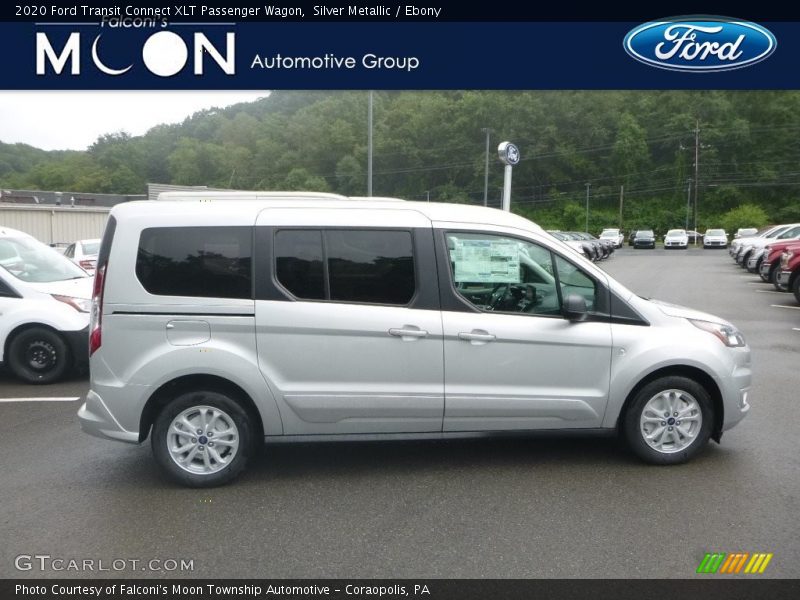 Silver Metallic / Ebony 2020 Ford Transit Connect XLT Passenger Wagon