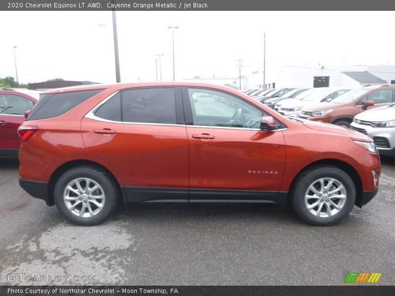 Cayenne Orange Metallic / Jet Black 2020 Chevrolet Equinox LT AWD