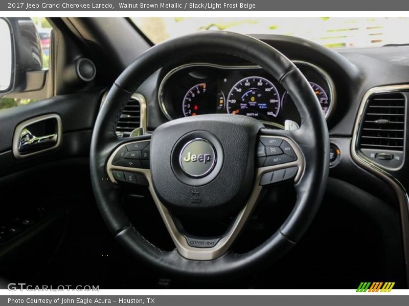 Walnut Brown Metallic / Black/Light Frost Beige 2017 Jeep Grand Cherokee Laredo