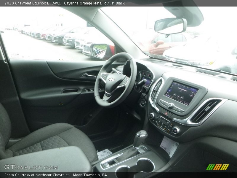 Cayenne Orange Metallic / Jet Black 2020 Chevrolet Equinox LT AWD
