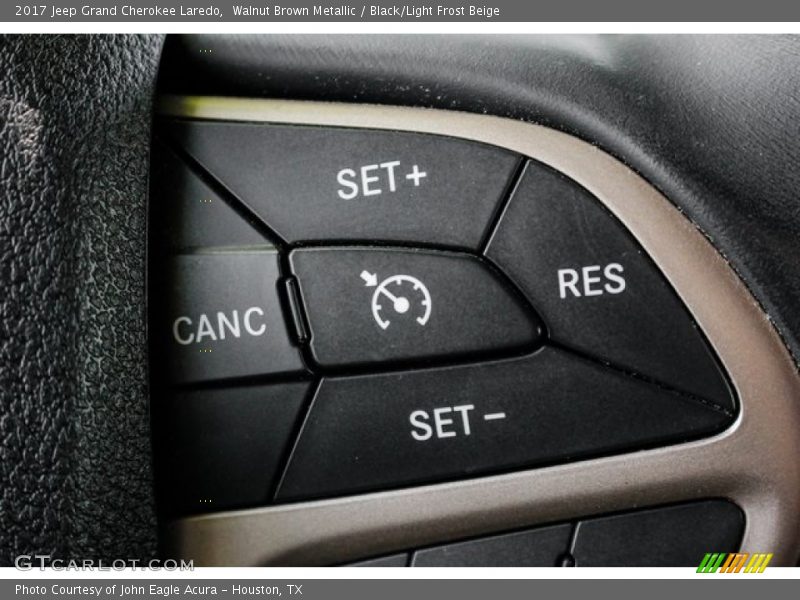 Walnut Brown Metallic / Black/Light Frost Beige 2017 Jeep Grand Cherokee Laredo