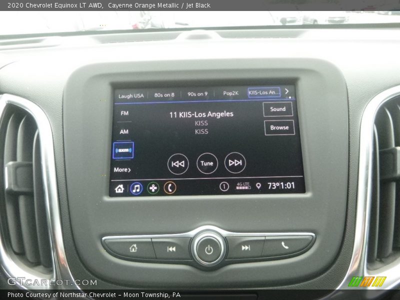 Cayenne Orange Metallic / Jet Black 2020 Chevrolet Equinox LT AWD