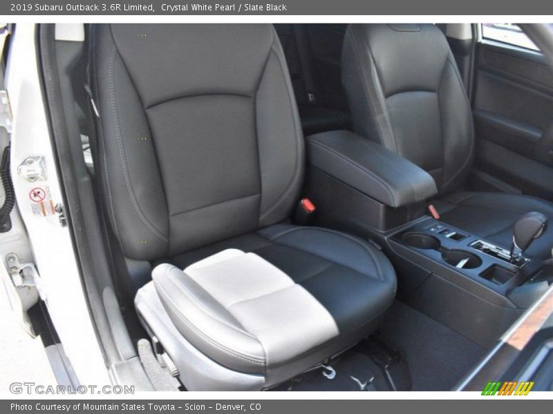 Crystal White Pearl / Slate Black 2019 Subaru Outback 3.6R Limited