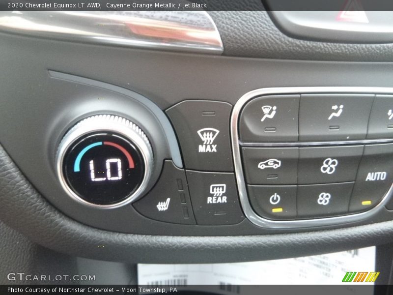 Controls of 2020 Equinox LT AWD