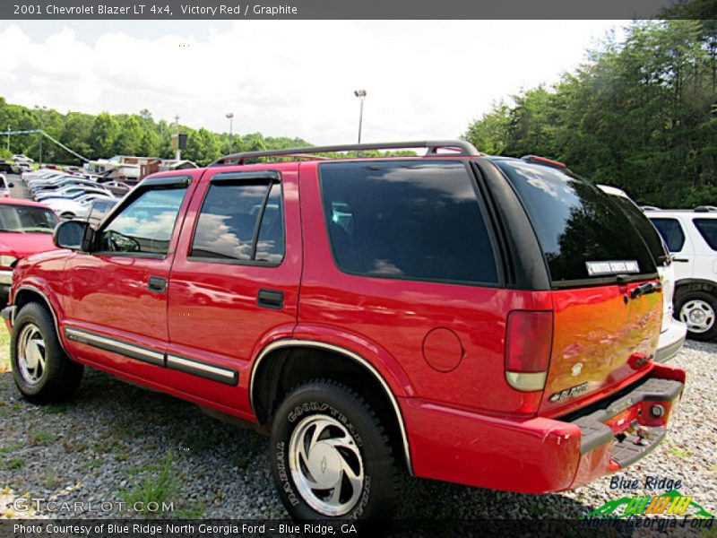 Victory Red / Graphite 2001 Chevrolet Blazer LT 4x4