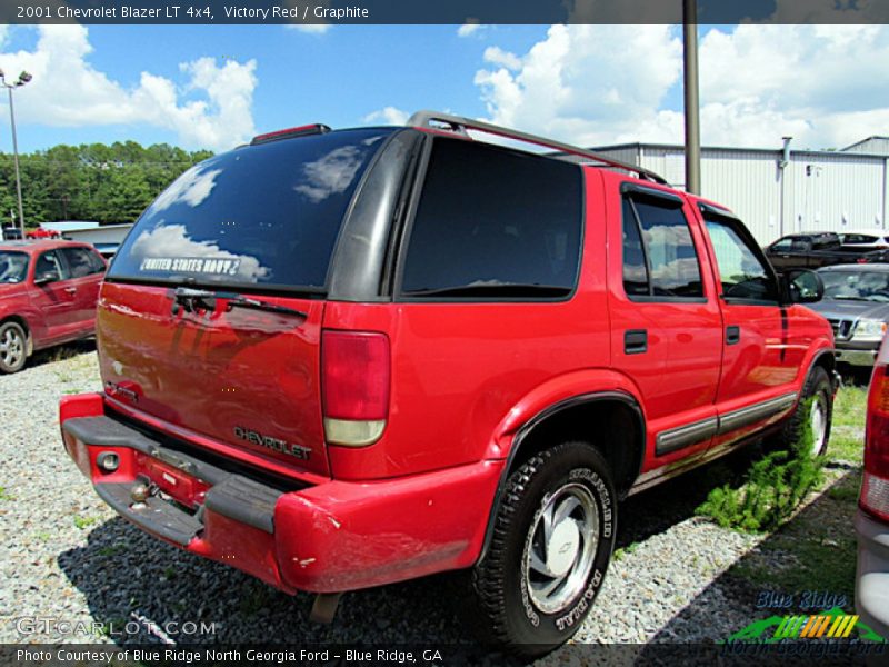 Victory Red / Graphite 2001 Chevrolet Blazer LT 4x4