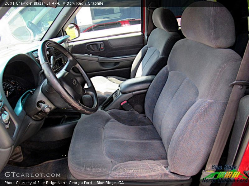 Victory Red / Graphite 2001 Chevrolet Blazer LT 4x4