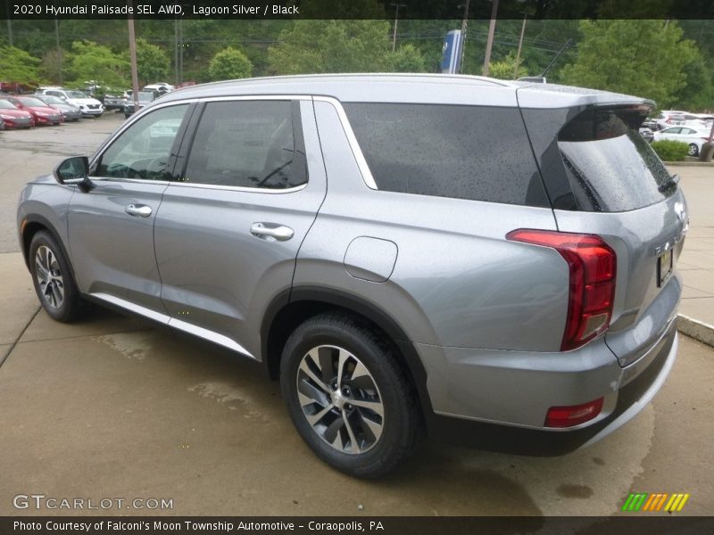 Lagoon Silver / Black 2020 Hyundai Palisade SEL AWD
