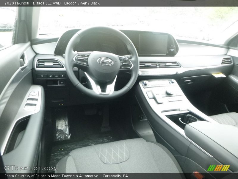 Lagoon Silver / Black 2020 Hyundai Palisade SEL AWD