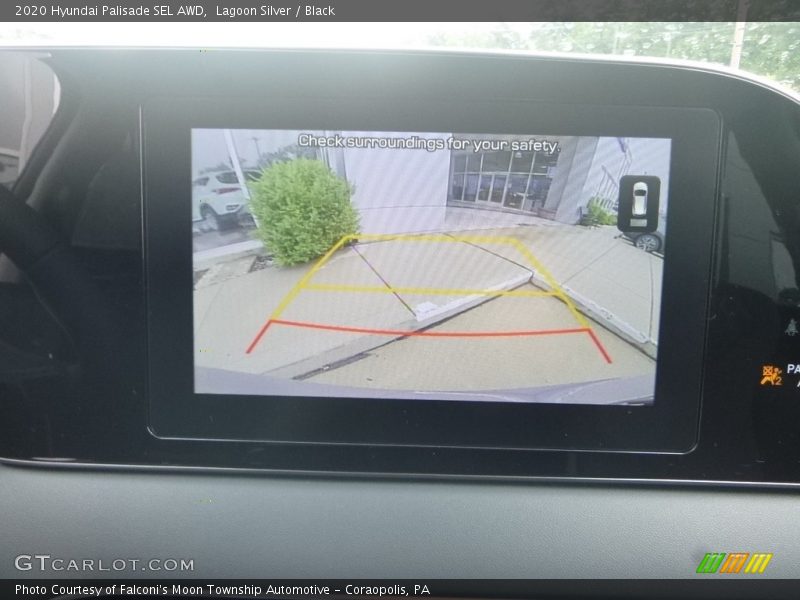 Lagoon Silver / Black 2020 Hyundai Palisade SEL AWD
