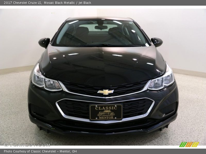 Mosaic Black Metallic / Jet Black 2017 Chevrolet Cruze LS