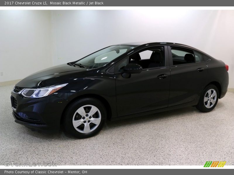Mosaic Black Metallic / Jet Black 2017 Chevrolet Cruze LS