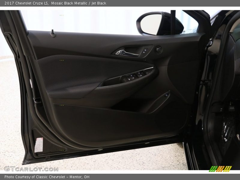 Mosaic Black Metallic / Jet Black 2017 Chevrolet Cruze LS
