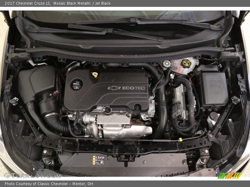 Mosaic Black Metallic / Jet Black 2017 Chevrolet Cruze LS
