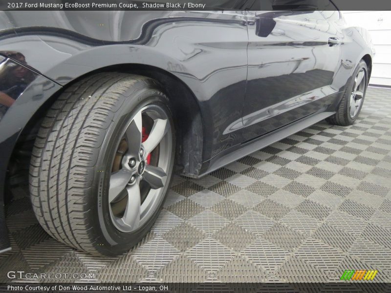 Shadow Black / Ebony 2017 Ford Mustang EcoBoost Premium Coupe