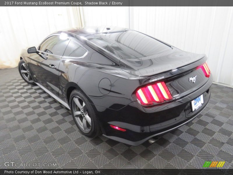 Shadow Black / Ebony 2017 Ford Mustang EcoBoost Premium Coupe