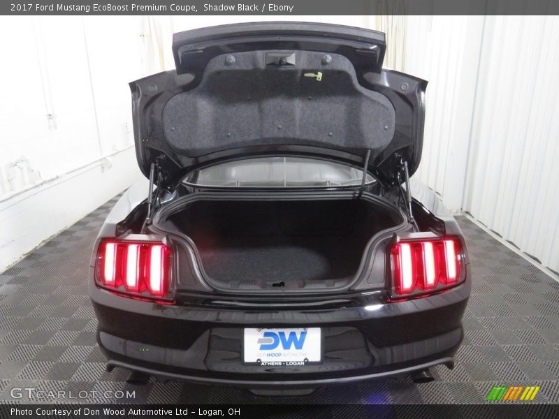 Shadow Black / Ebony 2017 Ford Mustang EcoBoost Premium Coupe
