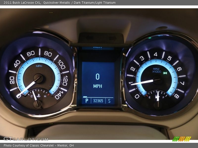 Quicksilver Metallic / Dark Titanium/Light Titanium 2011 Buick LaCrosse CXL