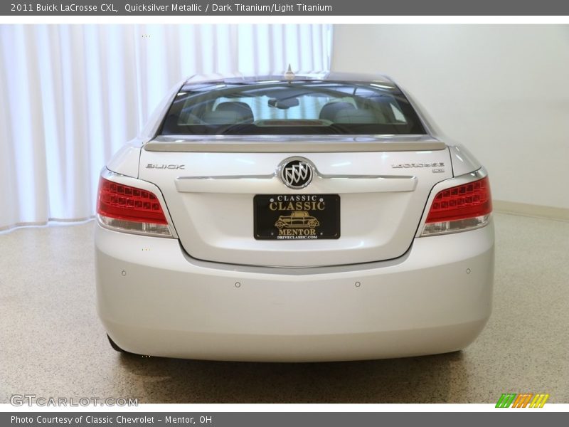 Quicksilver Metallic / Dark Titanium/Light Titanium 2011 Buick LaCrosse CXL