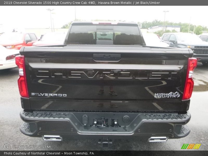 Havana Brown Metallic / Jet Black/Umber 2019 Chevrolet Silverado 1500 High Country Crew Cab 4WD
