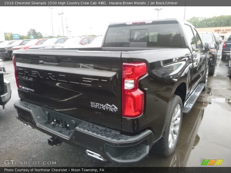 Havana Brown Metallic / Jet Black/Umber 2019 Chevrolet Silverado 1500 High Country Crew Cab 4WD