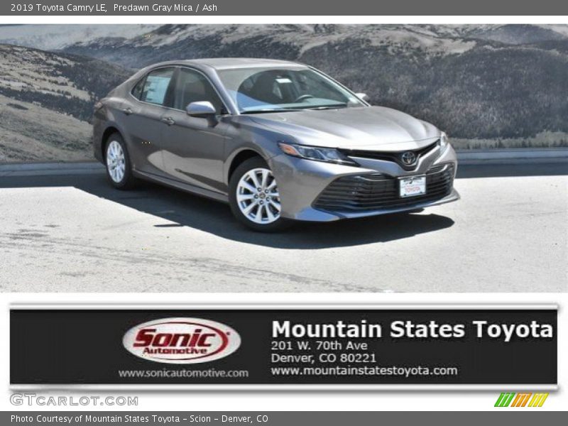 Predawn Gray Mica / Ash 2019 Toyota Camry LE