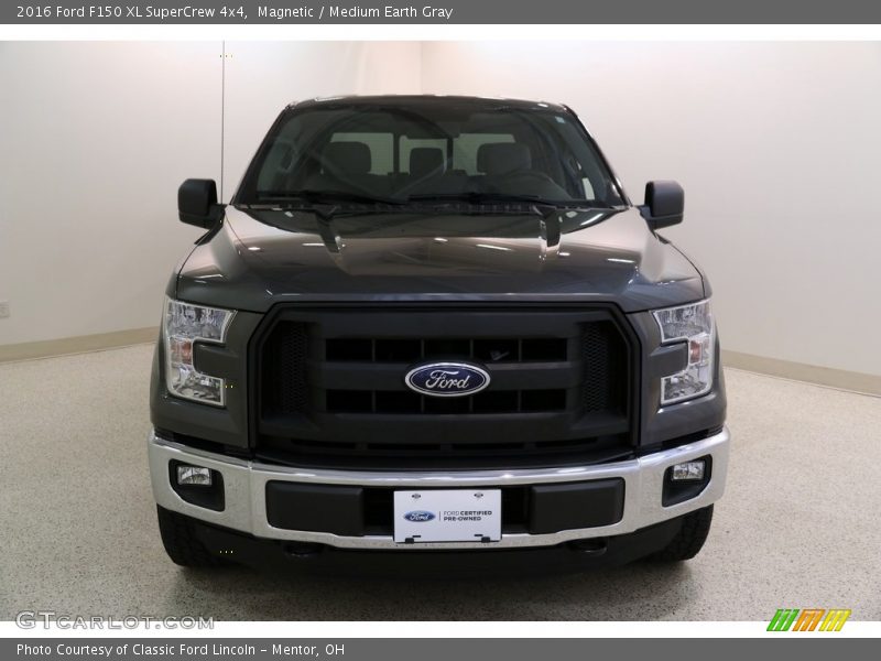 Magnetic / Medium Earth Gray 2016 Ford F150 XL SuperCrew 4x4