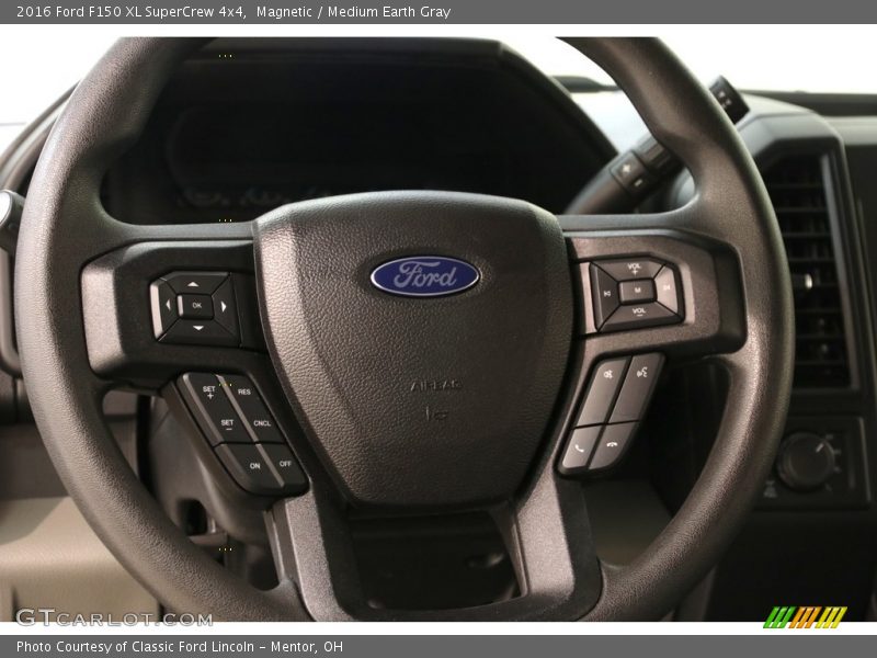 Magnetic / Medium Earth Gray 2016 Ford F150 XL SuperCrew 4x4