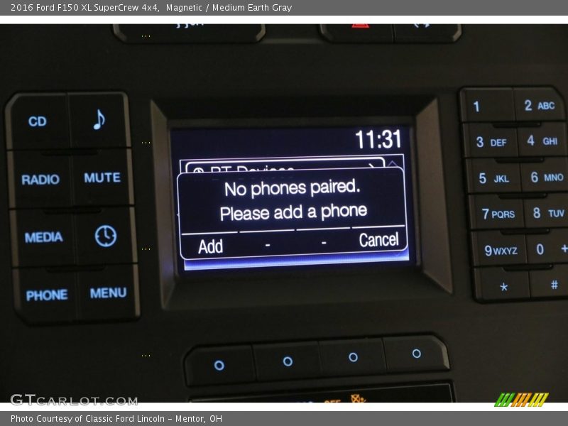 Magnetic / Medium Earth Gray 2016 Ford F150 XL SuperCrew 4x4