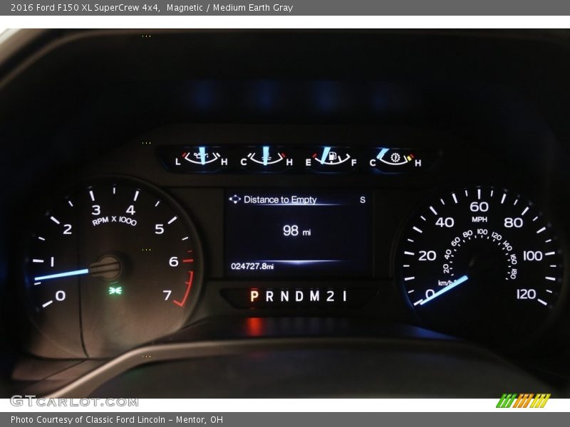 Magnetic / Medium Earth Gray 2016 Ford F150 XL SuperCrew 4x4