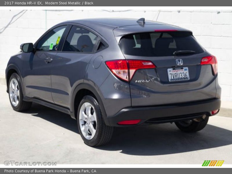 Modern Steel Metallic / Black 2017 Honda HR-V EX