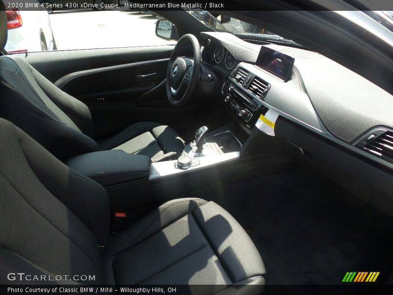 Mediterranean Blue Metallic / Black 2020 BMW 4 Series 430i xDrive Coupe