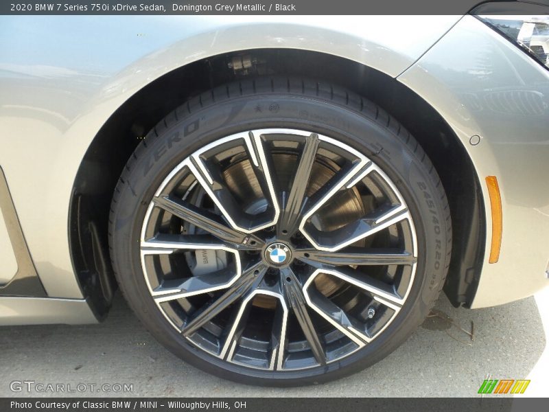 Donington Grey Metallic / Black 2020 BMW 7 Series 750i xDrive Sedan